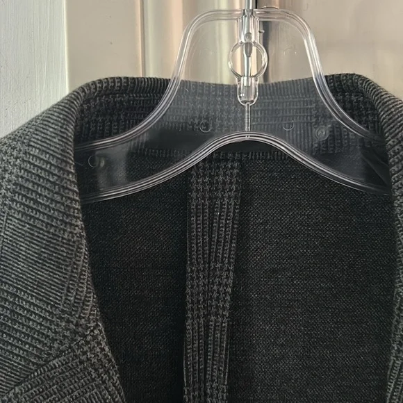 NWT Uniqlo grey comfort 2b jacket plaid xs - Picture 4 of 13